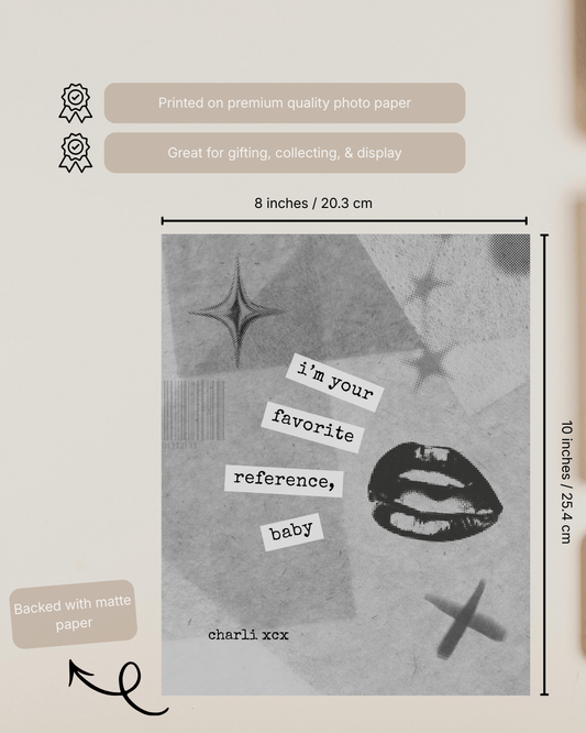 charli xcx - brat | 8x10 Art Print